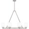 Quoizel Penning Linear Chandelier 6 Lights Brushed Nicke PNG638BN - alternate 5